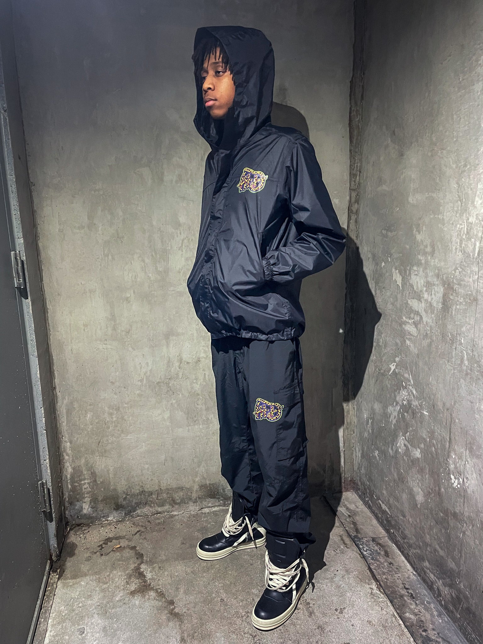 AFD cheetah print Nylon set