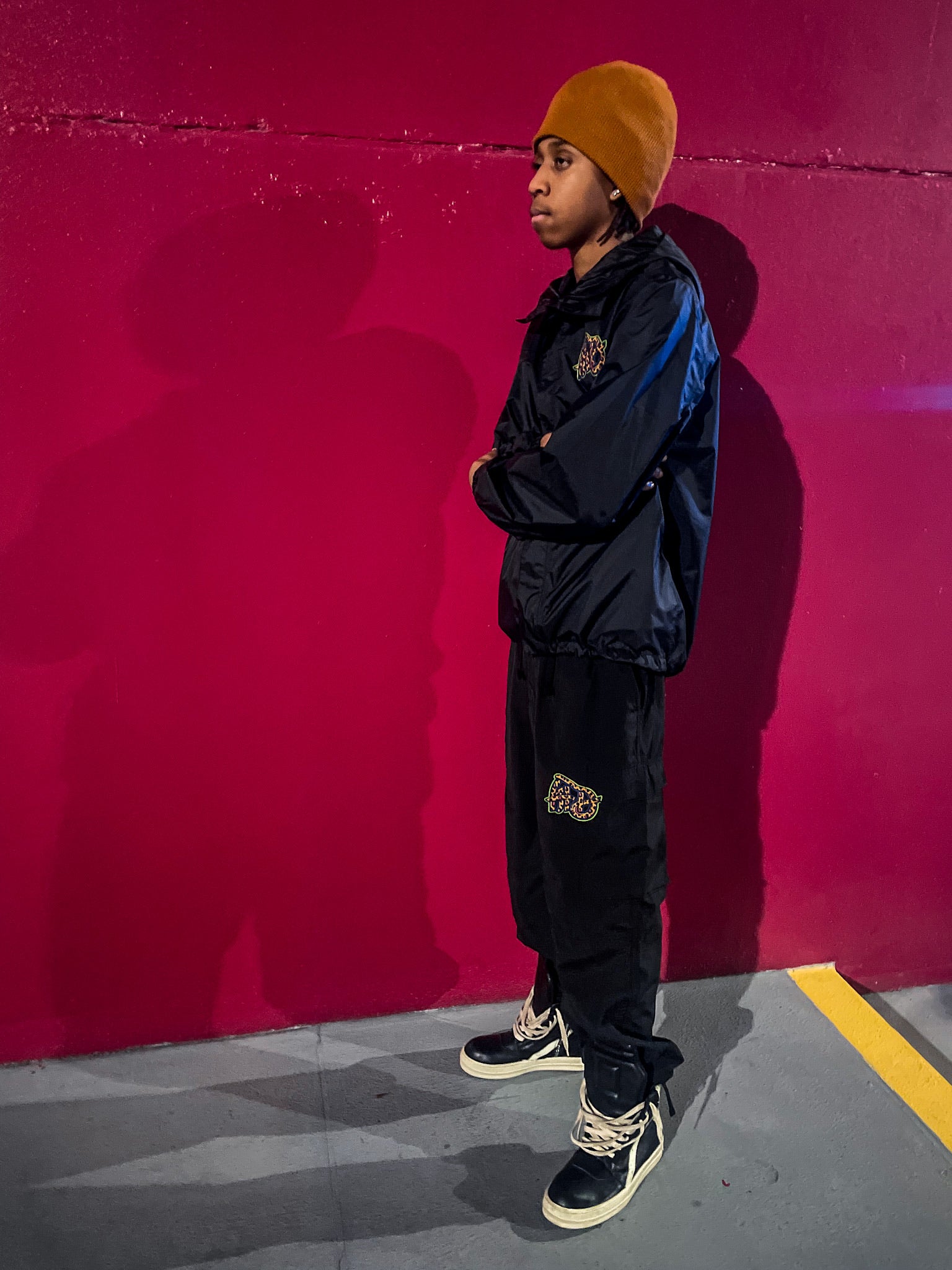 AFD cheetah print Nylon set