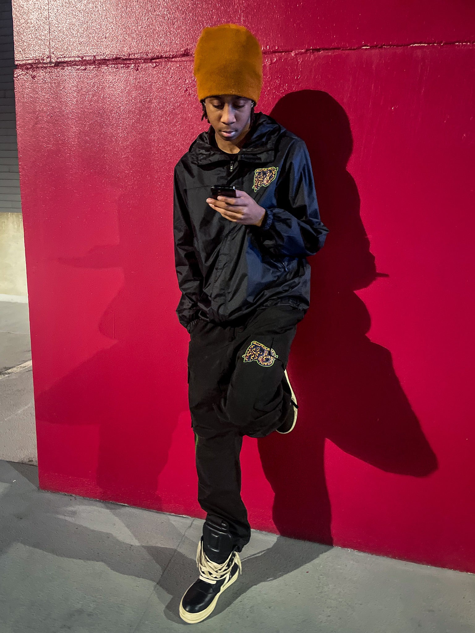 AFD cheetah print Nylon set