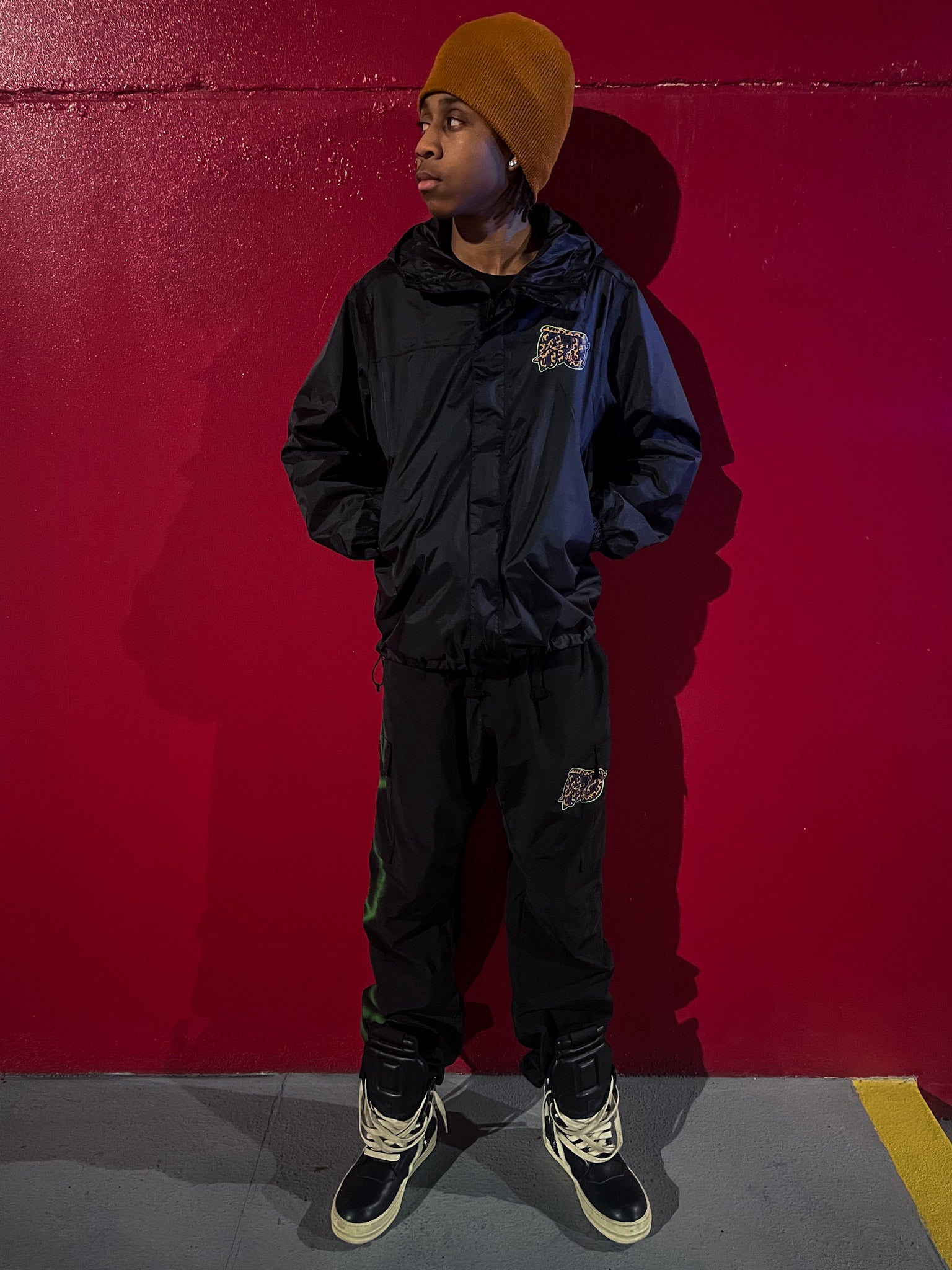 AFD cheetah print Nylon set