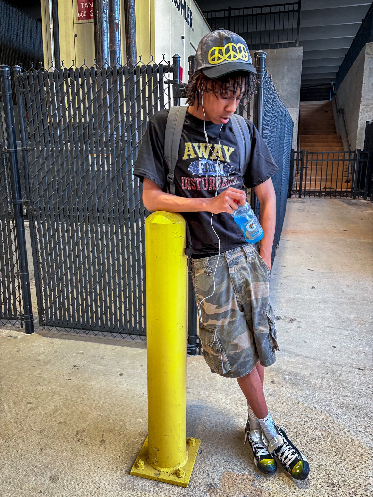 Men's Streetwear AFD Black T-shirt