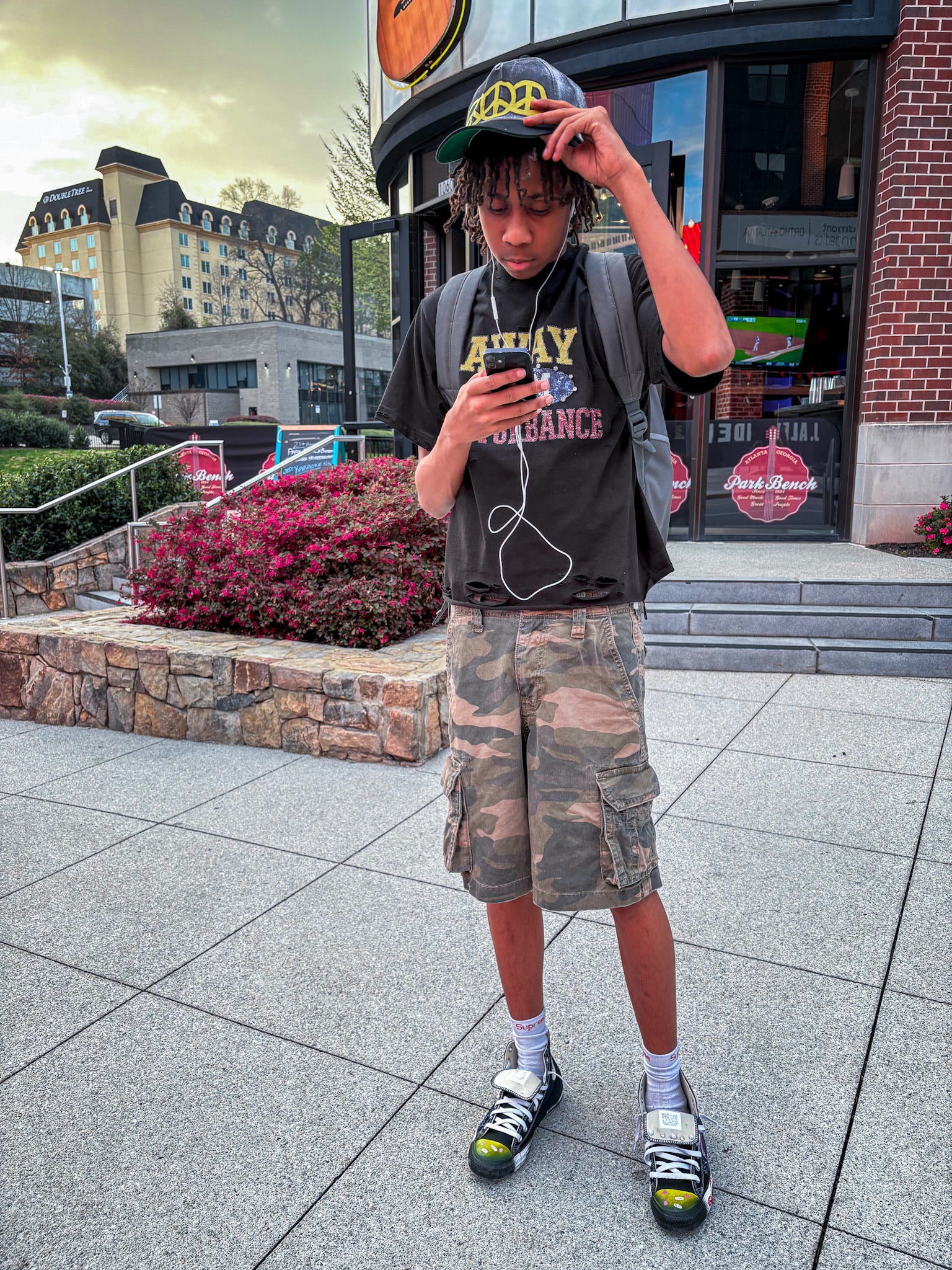 Men's Streetwear AFD Black T-shirt