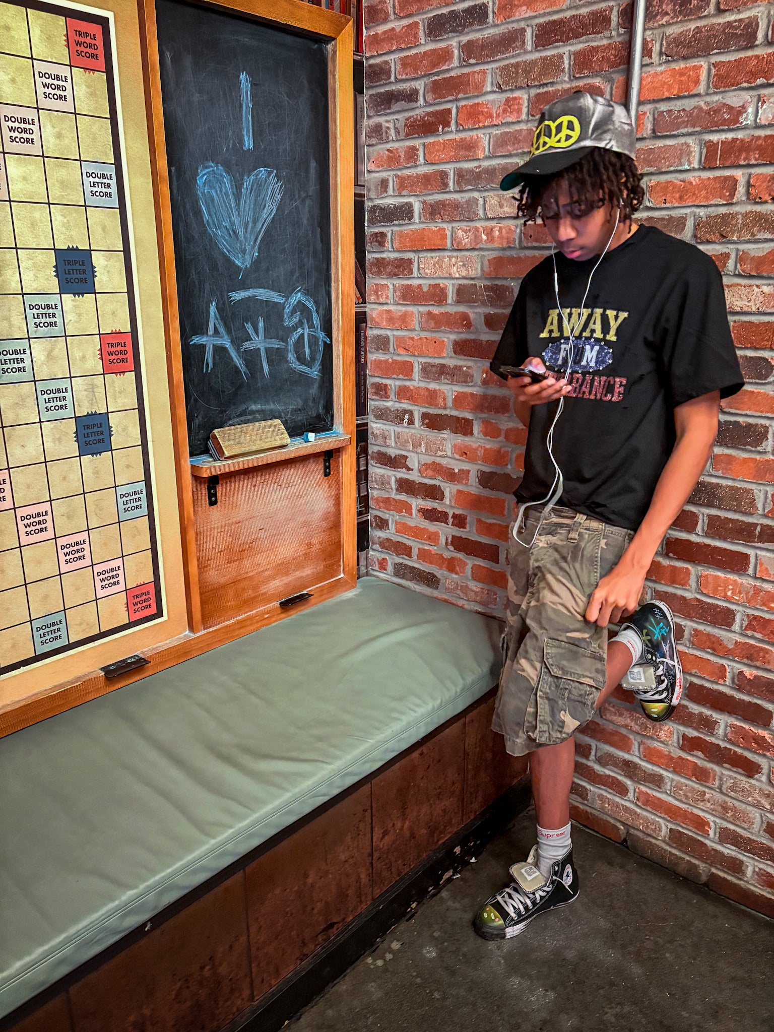 Men's Streetwear AFD Black T-shirt