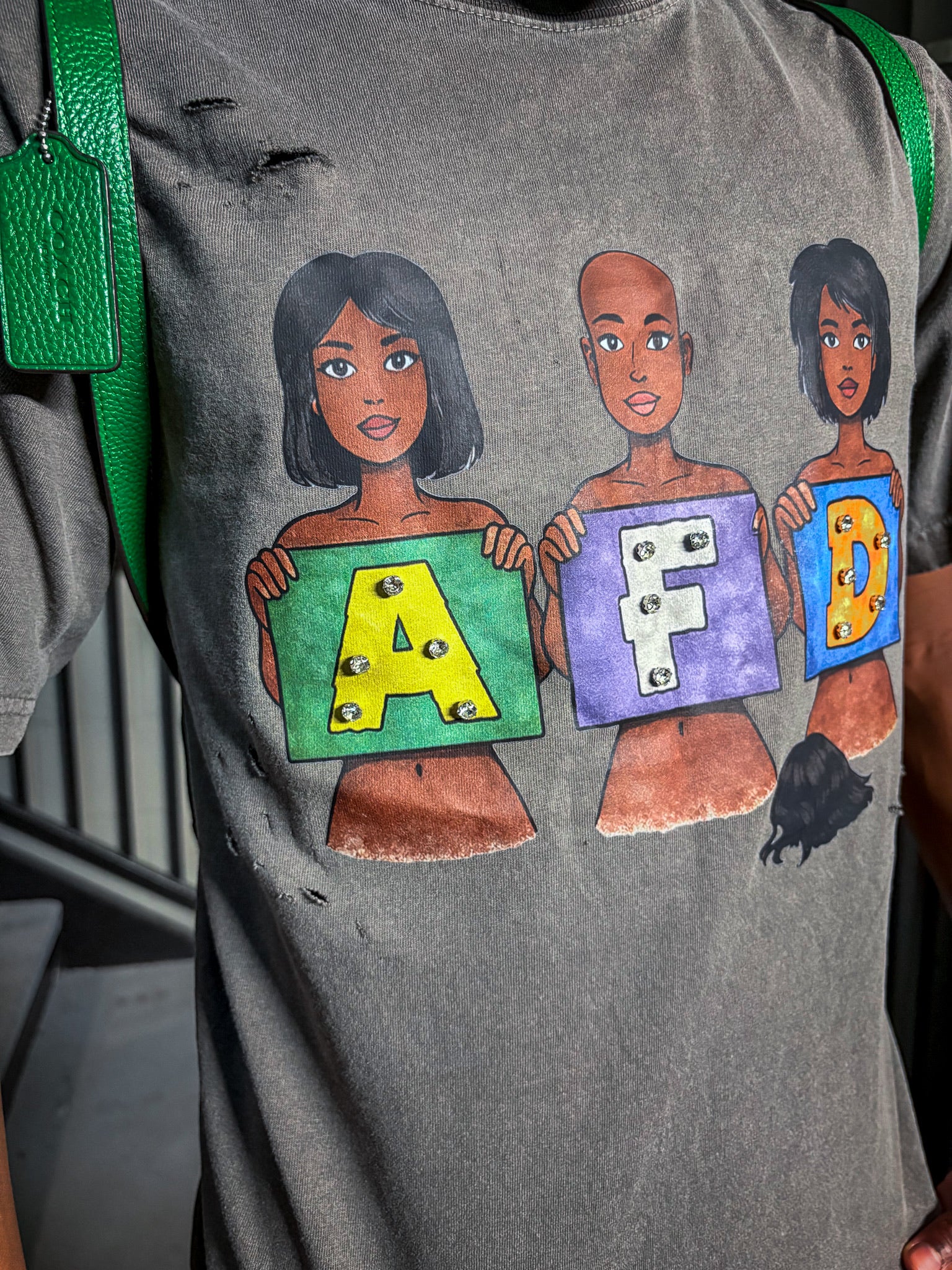 Men's Streetwear AFD Grey T-Shirt